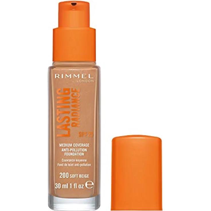 Rimmel London Lasting RADIANCE foundation SPF25 #200-soft Beige 30 ml – Bild 2