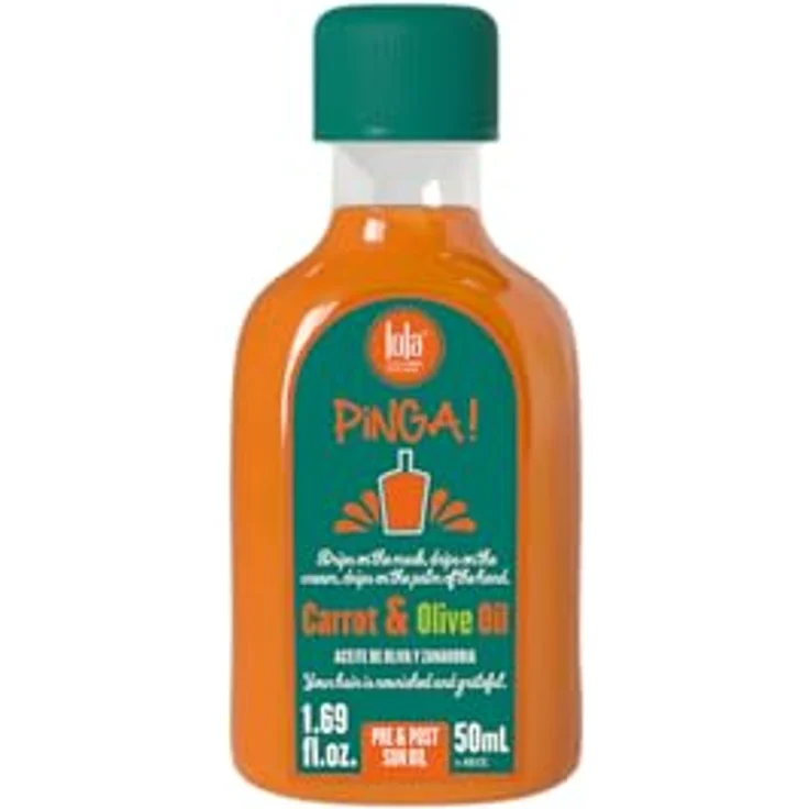 Lola Cosmetics Haaröl PINGA mit Karotte und Olive, 50ML - Intensive Pflege für Glanz und Feuchtigkeit, Unisex – Bild 2