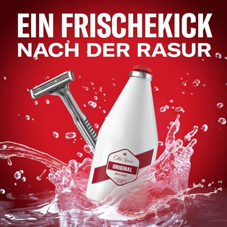 Old Spice Original After Shave Lotion, Kühlendes Aftershave mit Antiseptischer Wirkung, 100 ml - Fantastischer Duft mit Zimt, Vanille und Zitrusfrüchten – Bild 2