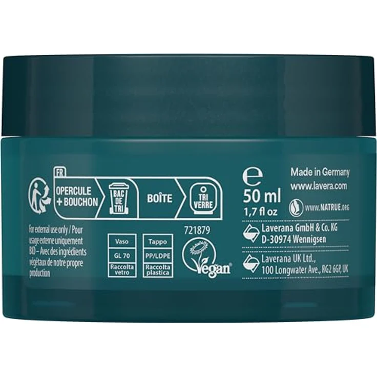 lavera Barrier Balance Nachtpflege - Creme ohne Alkohol - ohne Parfüm - Regeneration der Haut - stärkt Hautbarriere - Präbiotika - vegan - Naturkosmetik - 50 ml – Bild 5
