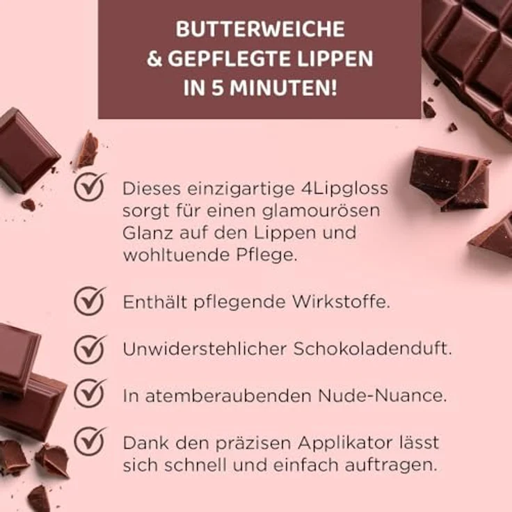 Eveline Cosmetics OH! my LIPS Lip Maximizer Lipgloss mit Bienengift, Farbton Chocolate, 4,5 ml – feuchtigkeitsspendend, voluminisierend, fördert die Lippenregeneration – Bild 4