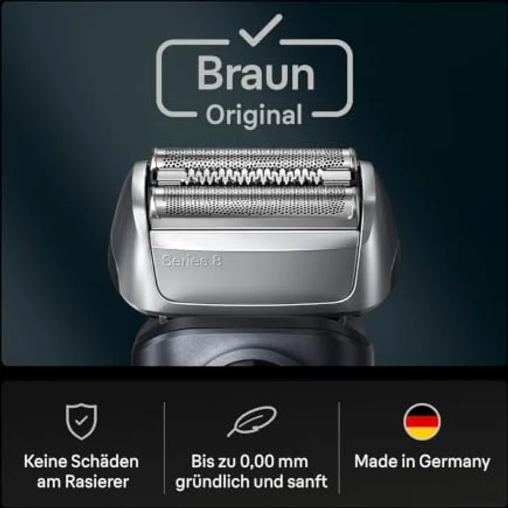 Braun Zubehör Combipack 83M, Scherkopf und Schneidsatz für Series 8 Rasierer, hautfreundliche Klingentechnologie, Made in Germany – Bild 5