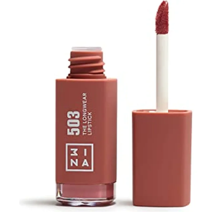 3INA The Longwear Lipstick Lippenstift, matte Farbe mit Hyaluronsäure, 6 ml Nr. 503 - Nude