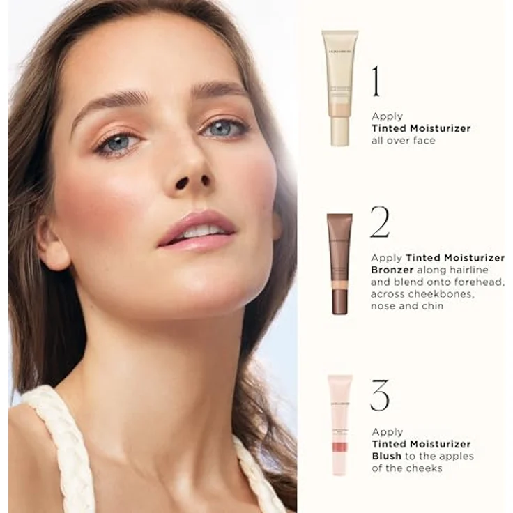Laura Mercier Tinted Moisturizer Bronzer, getönte Feuchtigkeitscreme mit Bronzeton und UVA-/UVB-Schutz, 15 ml – Bild 6