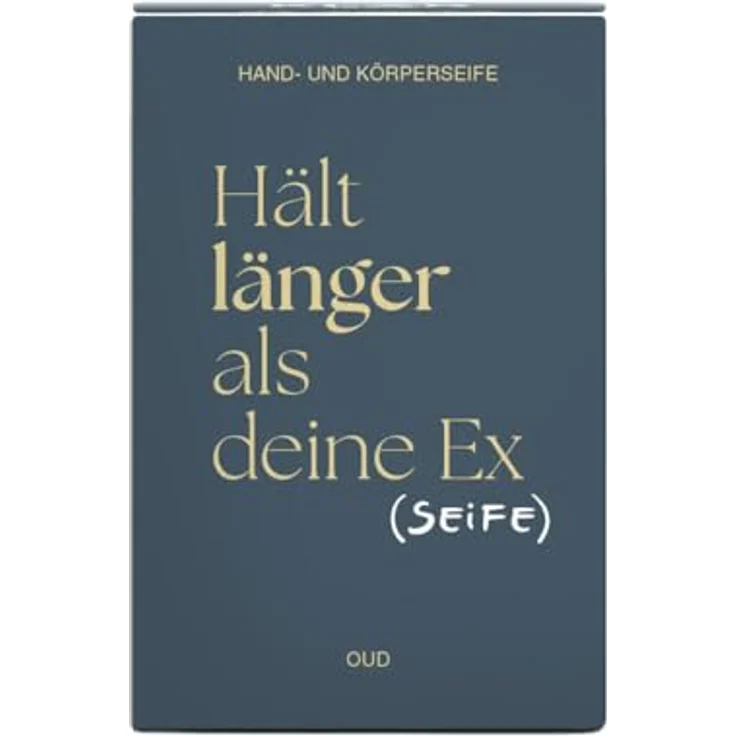 KLAR Spruchseife Oud, 135 g - Sanfte Handseife mit warm-rauchigem Duft und Peeling aus Haferflocken für alle Hauttypen – Bild 2