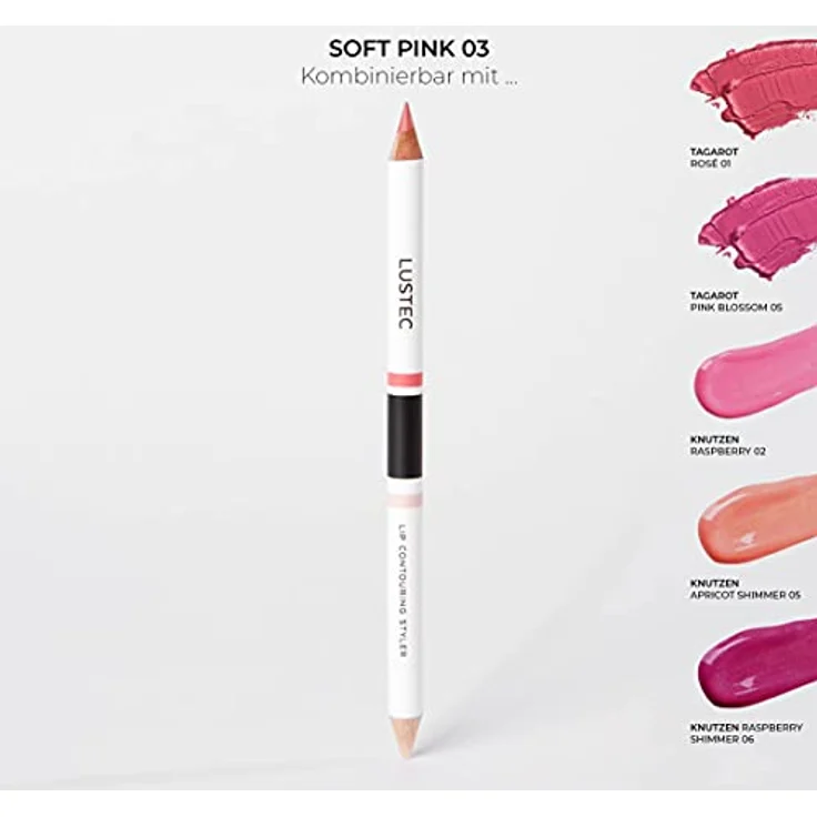 Und Gretel Lustec Lip Contouring Styler, Lipliner mit sattem & mattem Finish, 14 g, Nr. 03 - Soft Pink – Bild 6