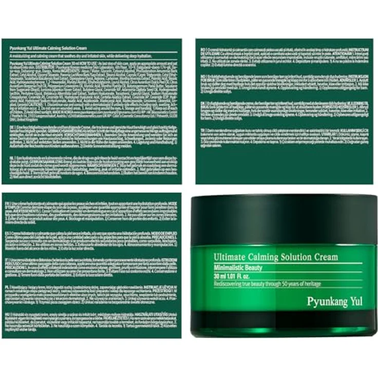 Pyunkang Yul Ultimate Calming Solution Cream, 30ml - Beruhigende Gesichtscreme für sensible Haut, vegan & frei von Duftstoffen – Bild 2
