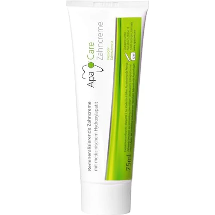 Cumdente Apacare Zahncreme 75 ml, flüssiger Zahnschmelz remineralisiert und repariert beginnende Karies – Bild 4