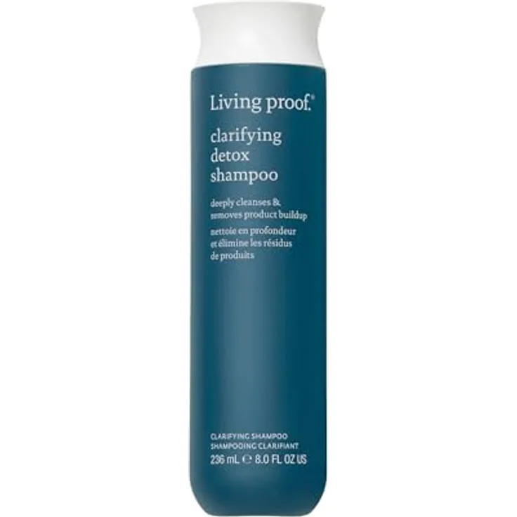 Living Proof Clarifying Detox Shampoo | Tiefenreinigungsshampoo langanhaltend sauberes Haar | Entfernt Produktablagerungen | Cruelty Free | 236ml