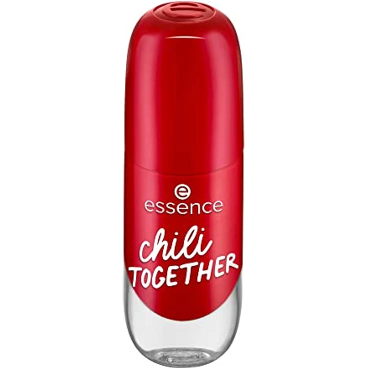 essence gel nail colour, Gellack, Nagellack, Nr. 16 chili TOGETHER, rot, Expressergebnis, langanhaltend, farbintensiv, gelig, glänzend, ohne Aceton, vegan, Mikroplastik Partikel frei (8ml) – Bild 2
