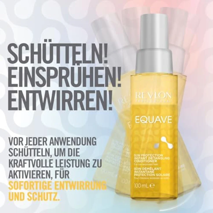 Revlon Professional Equave Sun Protection professioneller, entwirrender Zwei-Phasen Conditioner für sonnenexponiertes Haar, 100ml – Bild 4