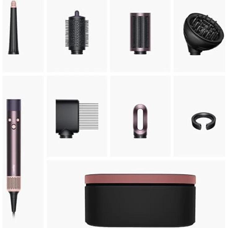 Dyson Airwrap Curly+Coily, Multistyler für lockiges Haar, 1300 W, Jasper Plum, mit Cool Shot Funktion und sechs Befestigungen – Bild 8