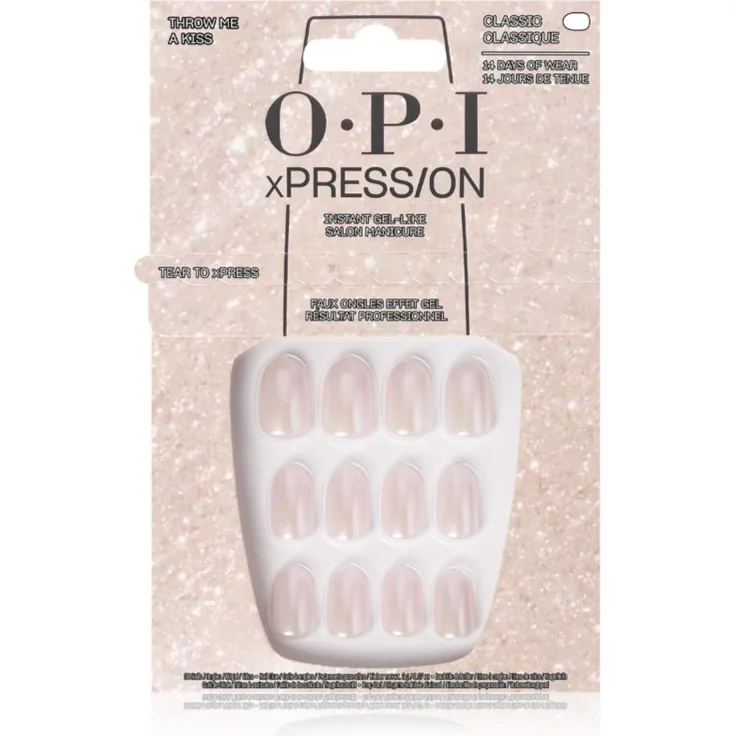 OPI xPRESS/ON künstliche Fingernägel Throw Me a Kiss, 30 St. für Damen, Maniküre-Zubehör