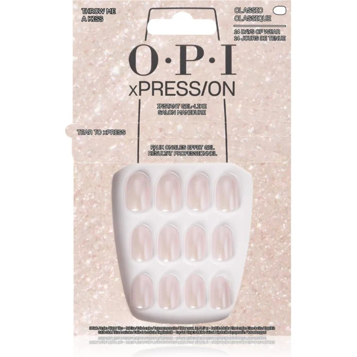 OPI xPRESS/ON künstliche Fingernägel Throw Me a Kiss, 30 St. für Damen, Maniküre-Zubehör