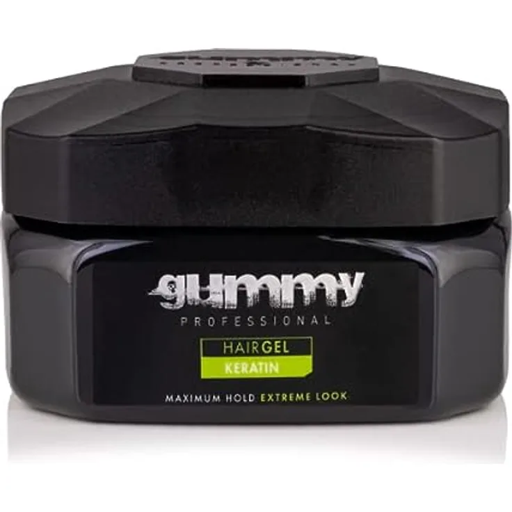 Gummy Professional - Keratin Haargel - Erleben Sie eine Traumfrisur mit unwiderstehlichem Halt & strahlendem Glanz - Das Geheimnis starker und gesunder Haare 220ml (1 Stück)