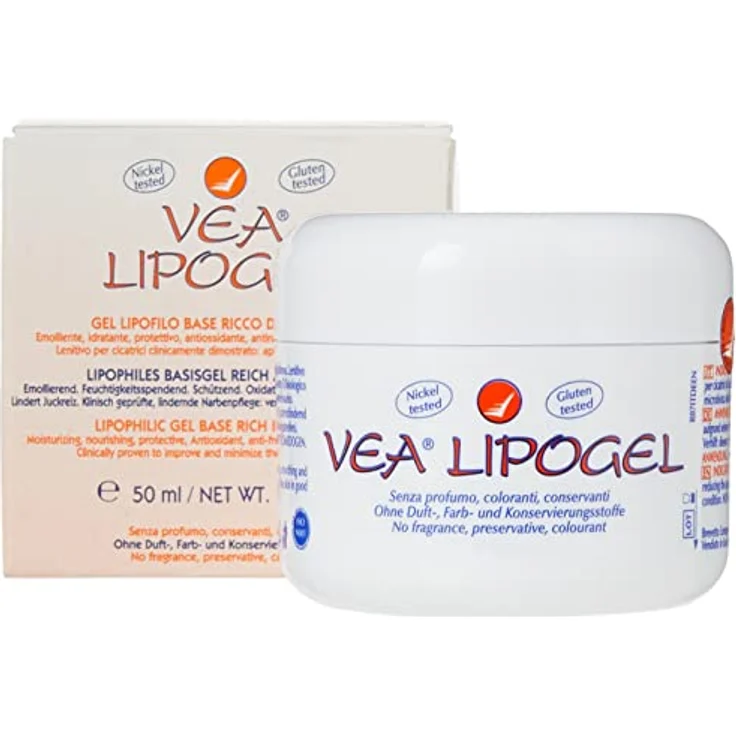 VEA Bodylotion Lipogel, lipophiles Gel mit VEA Öl (Vitamin E-Acetat), 50 ml, ohne Wasser und Duftstoffe – Bild 3