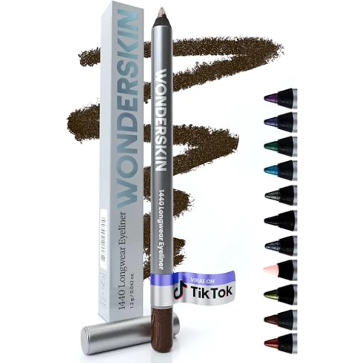 Wonderskin 1440 Longwear Eyeliner + Kajal, wasserfest mit TruGlide-Technologie, Farbe: Gold Mocha, 1,2 ml – Bild 1