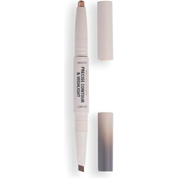 Makeup Revolution Precise Contour & Highlight, beidseitiger Konturenstift, Farbton Light, 1.45 g, vegan – Bild 1