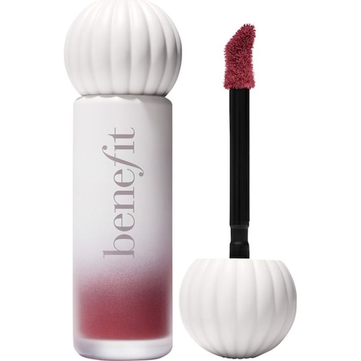Benefit Plushtint Lippenfarbe, feuchtigkeitsspendender matter Tint Lipgloss für Damen, 6 ml, langanhaltend mit Hyaluronsäure und seidig-weichem Finish
