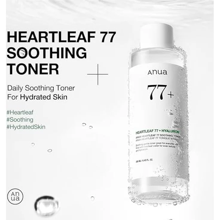 ANUA Heartleaf 77% Beruhigender Toner, pH 5,5, Feuchtigkeitsspendend, Vegan, 250 ml – Bild 2