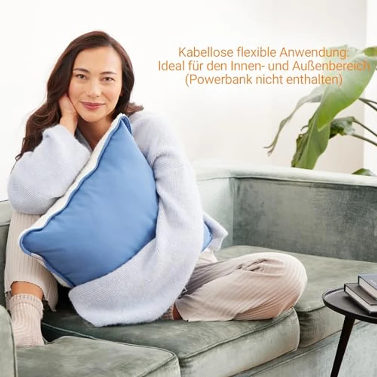 Medisana HC 150, Wärmekissen mit Infrarot-Wärme und Abschaltautomatik, elektrisch und kabellos, zweifarbiges Design für Rücken, Schultern und Nacken – Bild 5