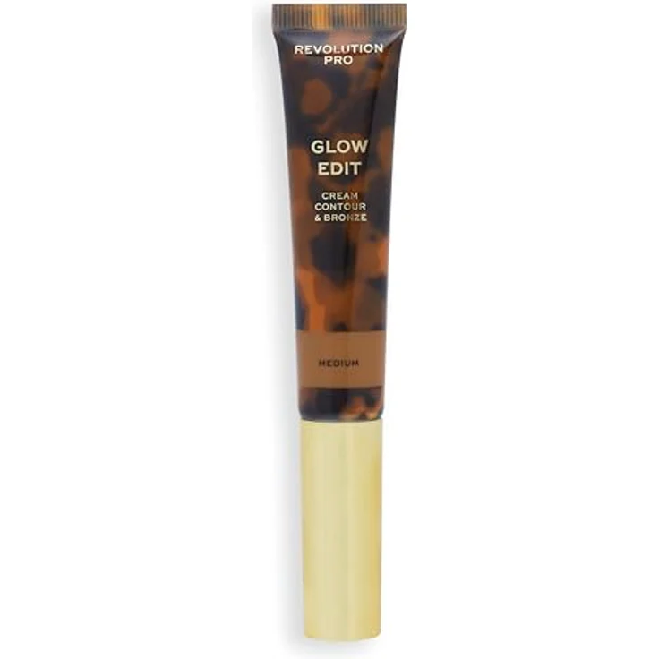 Revolution PRO Glow Edit flüssiger Bronzer, Farbton Medium, 15 ml - veganer Bronzer für natürliche Bräune und Konturierung – Bild 4