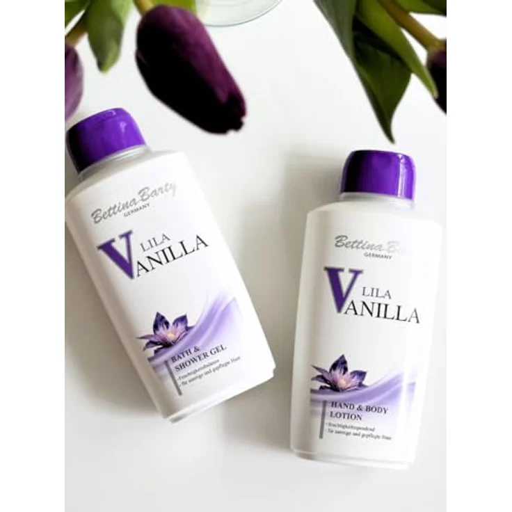 Bettina Barty LILA VANILLA Hand & Body Lotion 500ml | Feuchtigkeitsspendend | Zieht schnell ein | Samtig gepflegte Haut | Pudrig-warmer, blumiger Duft | Vegan | Made in Germany – Bild 2