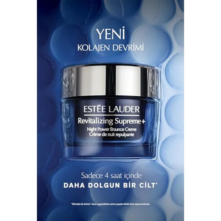Estée Lauder Revitalizing Supreme+ Night Power Bounce Cream, tiefenwirksame feuchtigkeitsspendende Nachtcreme, 30 ml – Bild 3