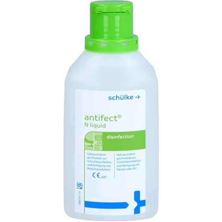 SCHÜLKE & MAYR GmbH Antifect® N liquid, 500 ml alkoholfreies Oberflächen-Desinfektionsmittel, schnell trocknend, rückstandsfrei, aldehydfrei, für medizinische Einrichtungen – Bild 1