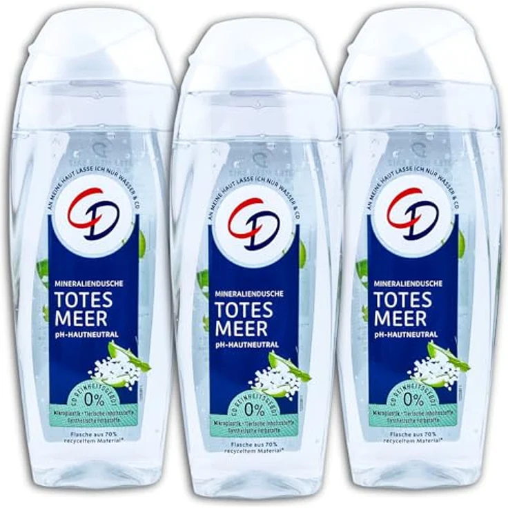 CD Mineraldusche Totes Meer Salz & Aloe Vera Duschgel, 3er Pack, 3 x 250 ml – Bild 1
