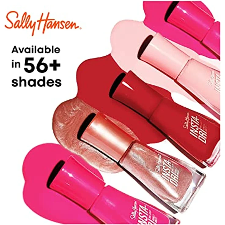 Sally Hansen Insta Dri Nagellack Clearly Quick, 9.17 ml - Schnell trocknender 3-in-1 Nagellack in transparent – Bild 4
