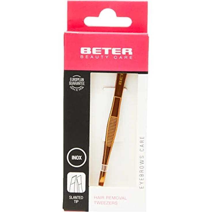 Beter PINZAS depilar punta de cangrejo cobreada 8,3 cm 1 Stück – Bild 3