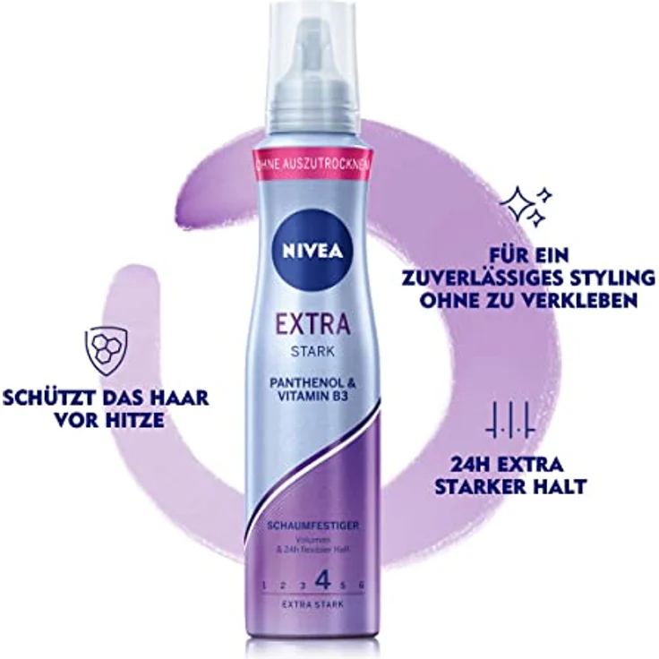 Nivea Haarpflege Styling Extra Stark Schaumfestiger 150 ml – Bild 3