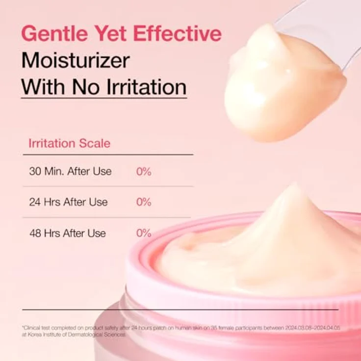 Anua Peach 77% Niacin Enriched Cream, erneuernde und feuchtigkeitsspendende Gesichtscreme, 50 ml, für trockene Haut – Bild 3