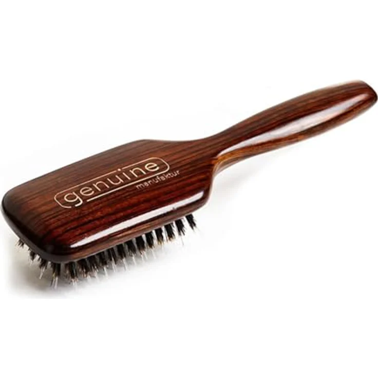 Genuine Haircare CARE BRUSH TRAVEL - 100% Wildschweinborsten Bürste - Für alle Haartypen, Handmade in Germany – Bild 2