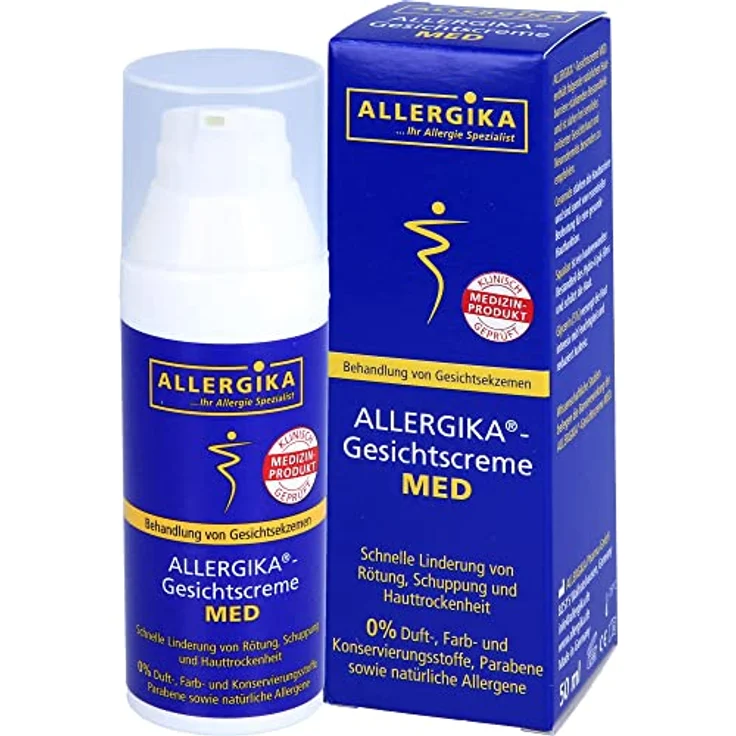 Allergika Gesichtscreme MED, 50 ml - Hautpflege für empfindliche Haut – Bild 2