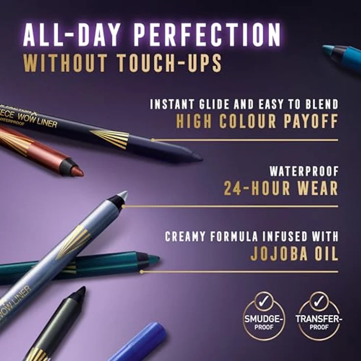 Max Factor, Masterpiece WOW Liner 310 Sable Black, 1.2 g - Intensive und lebendige Farben ab der ersten Anwendung – Bild 3