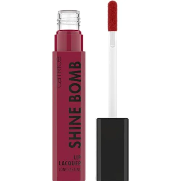Catrice Shine Bomb Lip Lacquer, Lippenstift, Nr. 050, Pink, langanhaltend, sofortiges Ergebnis, glänzend, farbintensiv, vegan, ölfrei, ohne Parabene, ohne Mikroplastikpartikel, 1er Pack (3ml)