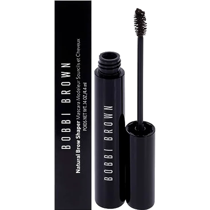 Bobbi Brown Natural Brow Shaper Augenbrauen-Gel, Farbton Mahogany, 4,4 ml, fixiert und betont die Augenbrauen für einen natürlichen Look