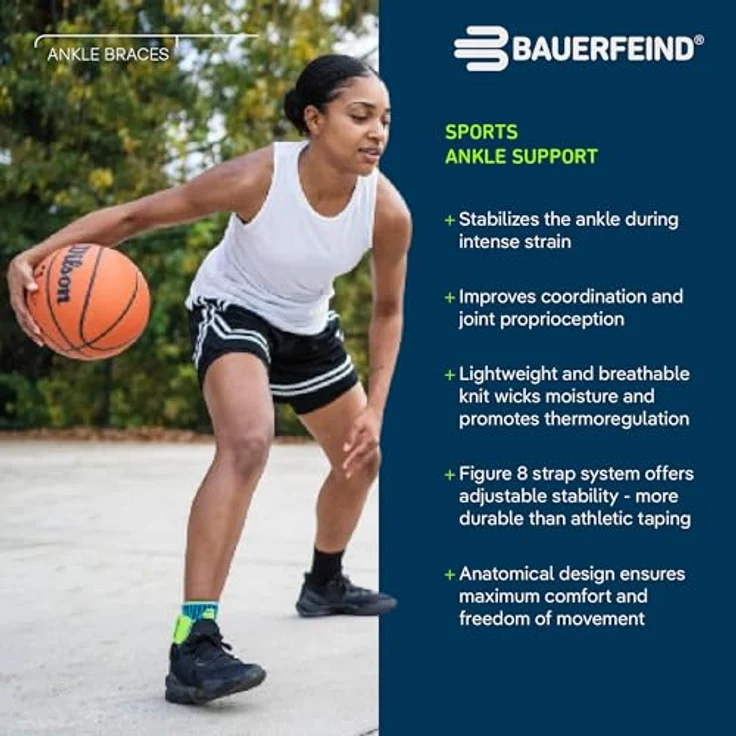 Bauerfeind Sports Ankle Support - die beste Sprunggelenkbandage Größe XXL – Bild 8