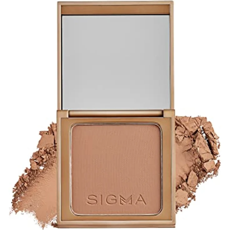 Sigma Beauty Matte Bronzer, Bronzer mit Matt-Effekt in Farbton Dark, 8 g – Bild 3