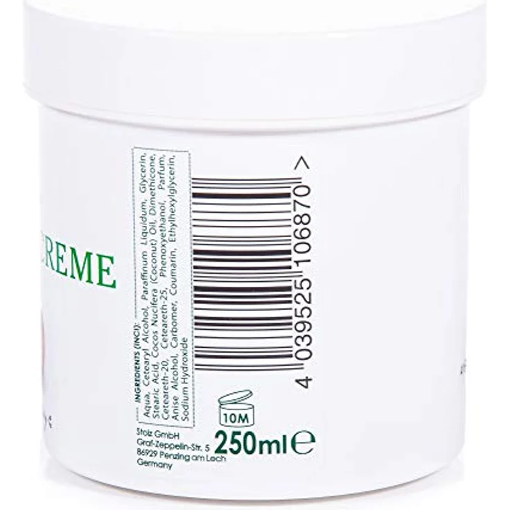 Pullach Hof Kokosöl Creme 250ml - Feuchtigkeitsspendend für raue, trockene Haut – Bild 2