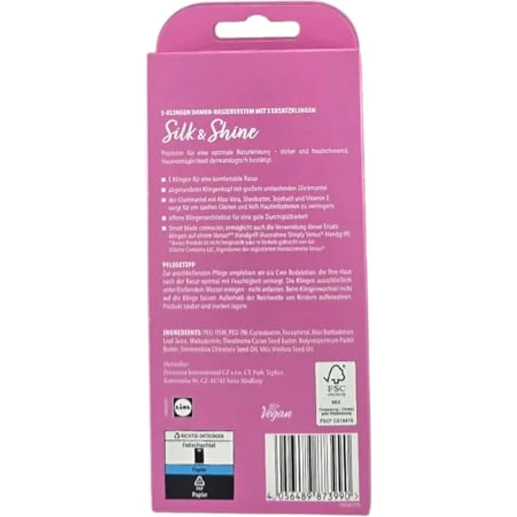 Lidl Cien Silk & Shine 5 Klingen-Rasierer – Bild 5