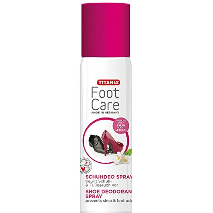 TITANIA Schuh Deospray, desinfizierend gegen Schuhgeruch und Schweißfüße, 200 ml