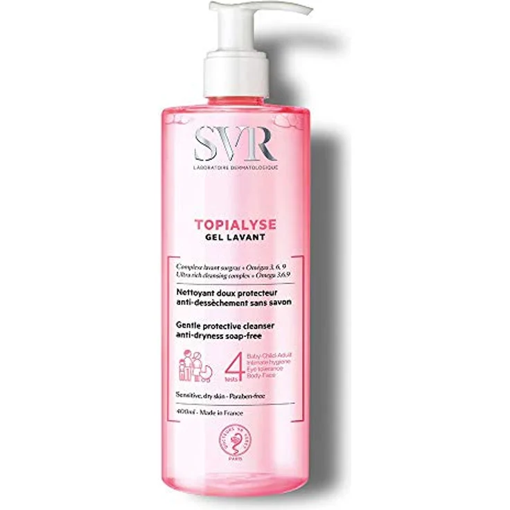 SVR Topialyse Gel Lavant Empfindliche Trockene Haut 400 ml Tagespflege – Bild 2