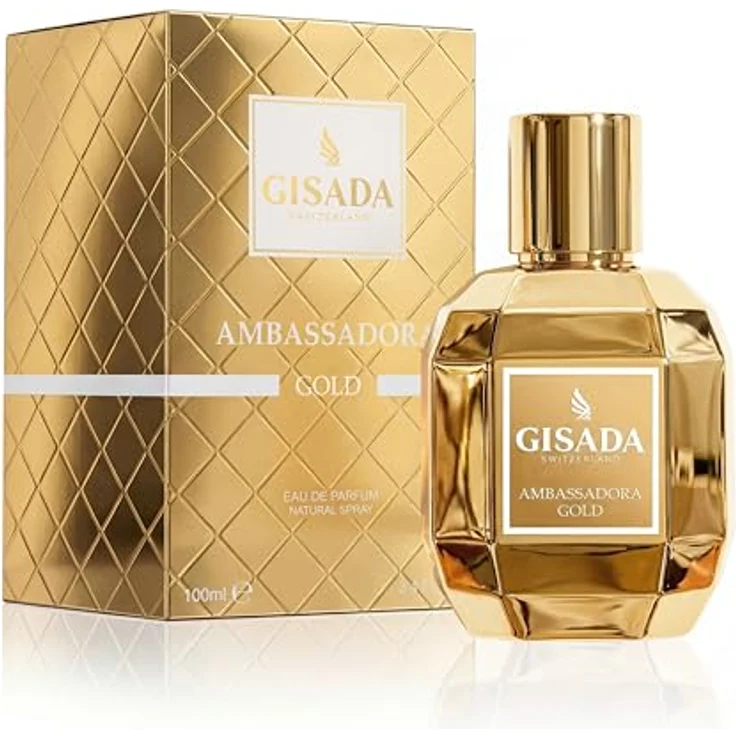 Gisada Ambassadora Gold, Eau de Parfum für Damen, 100ml - Eleganter floral-süßer Duft mit Pflaume, Orange, Zitrone und Birne – Bild 2