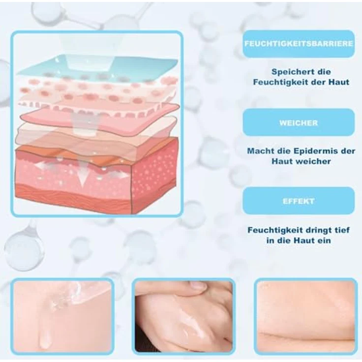 P-Beauty Cosmetic Accessories Gesichtsserum mit Hyaluronsäure, Bio & Vegan, 60ml, intensiv feuchtigkeitsspendend, für alle Hauttypen – Bild 7