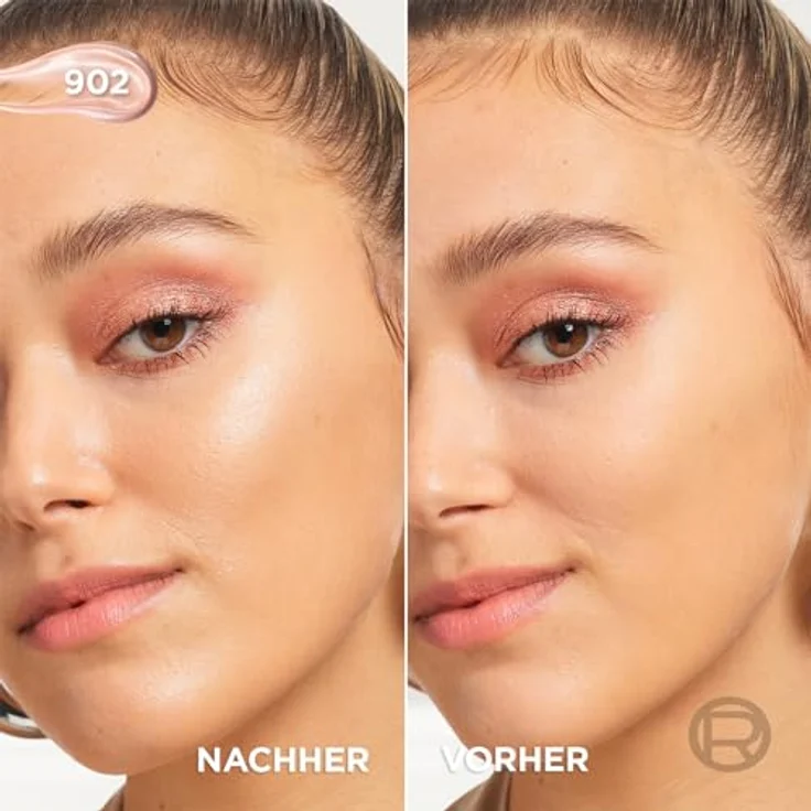 L'Oréal Paris Perfect Match Lumi Glotion, Flüssiger Highlighter für Gesicht und Körper, Natural Glow Enhancer, 902 Light Glow, 40 ml – Bild 2