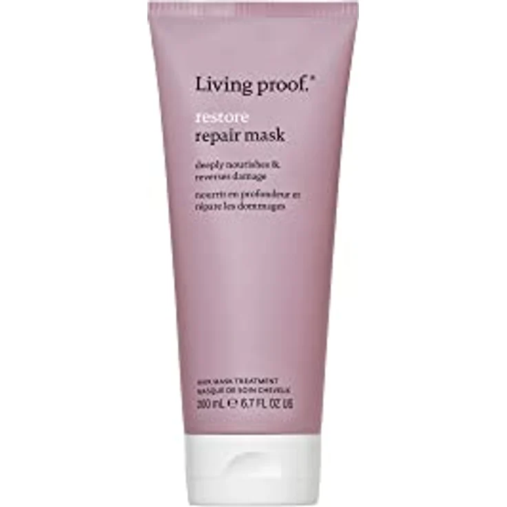 Living Proof Restore Repair Mask | Restrukturierende Haarmaske für trockenes, geschädigtes Haar | Gegen Haarschäden, für gesundes Haar | Vegan, ohne Parabene, Silikone, Sulfate | 200ml – Bild 1