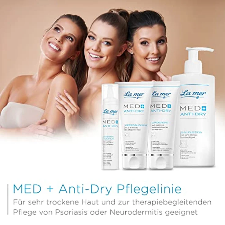 La Mer MED+ Anti-Dry Lipidcreme - Stark rückfettende Creme für sehr trockene Haut - Mindert trockenheitsbedingten Juckreiz - Beruhigend bei akuten Schüben - Pflege bei Psoriasis oder Neurodermitis - 50 ml – Bild 5